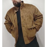 A Collezioni made in Italy suade bomber jacket - kurtka zamszowa -  XL - a_collezioni_made_in_italy_suade_bomber_jacket_-_kurtka_zamszowa_-__xl_(8).jpg