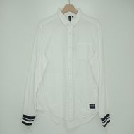 Brooklyns Own white  ls pocket Shirt M - brooklyns_own_ls_pocket_shirt_m_(4).jpg