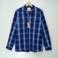 Curated Utility Blue Chackered Shirt - gryuba koszula w kratę - S - curated_utility_blue_chackered_shirt_-_gryuba_koszula_w_krate_(1).jpg